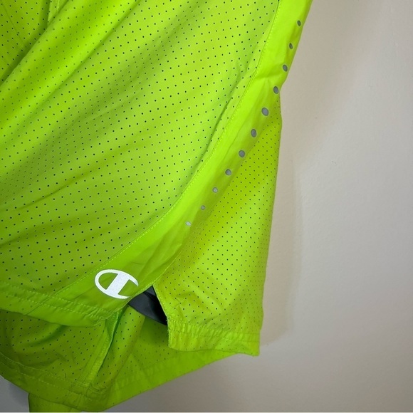 Champion Men’s Performance Running Shorts Neon Yellow Size XL - Picture 6 of 11